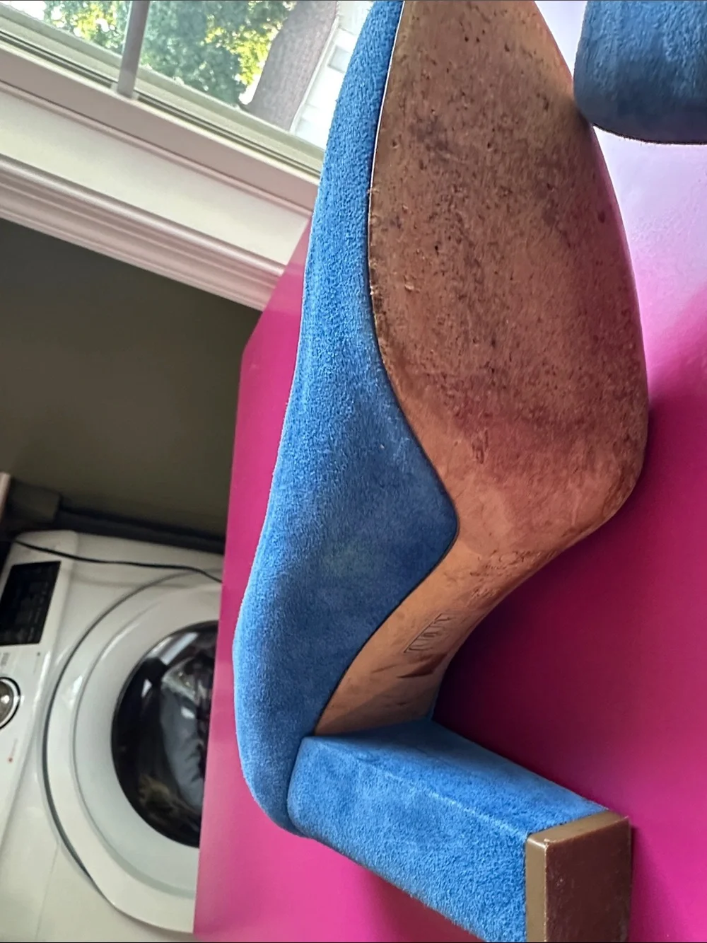 J. Crew Blue Suede Pointed Toe Pumps